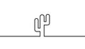 One line cactus.